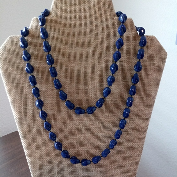 Sarah Coventry Jewelry - Classic Navy Blue Sarah Coventry Necklace